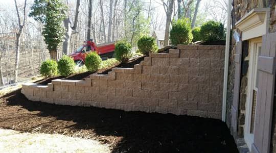Retaining Wall Construction Services In St Louis Malone S Landscaping