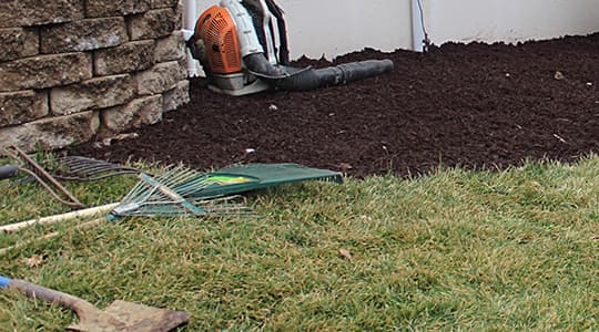 Rock, Topsoil, and Mulch Installation